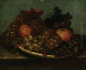 Platte Mit Fruchten (+ Korb Mit Fruchten; Pair) Platte Mit Fruchten (+ Korb Mit Fruchten; Pair)