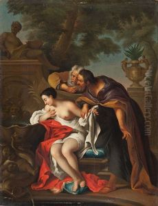 Susanna Und Die Alten by Jean de Troy