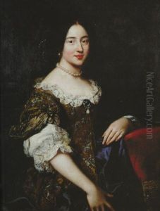 Portrait De Francoise Angelique De La Mothe-hondancourt, Duchesse D'aumont