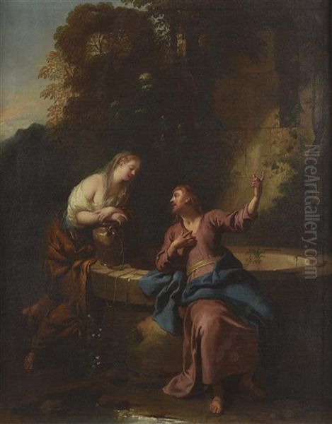Christ And The Samaritan - view 1