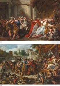 Episodes De L'histoire De Jason : Creuse Consumee Par La Robe Empoisonnee, Le Combat Des Soldats Nes Des Dents Du Serpent by Jean Francois de Troy