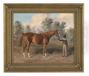 Lady Ridley Held By 'picayune', A Black Boy Of About Fifteen Dressed In A Top Hat And Eton Jacket,
