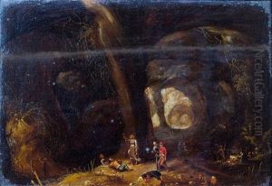 Joyeuse Compagnie Dans Un Paysage A Loree Dune Grotte