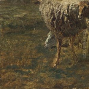 Le Troupeau De Moutons by Constant Troyon