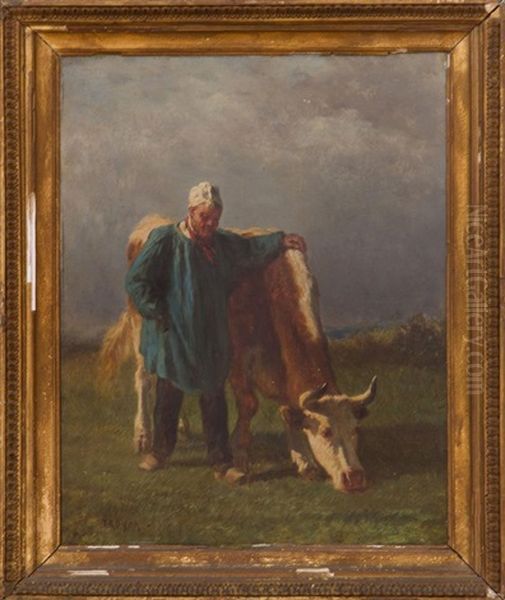 Figure And Cow - view 1