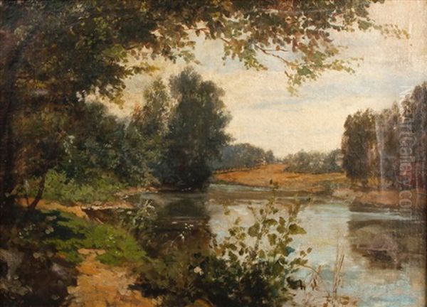 Vue De Villeneuve D'etang Par Temps Clair - view 1