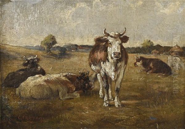 Vaches Dans Un Pre - view 1