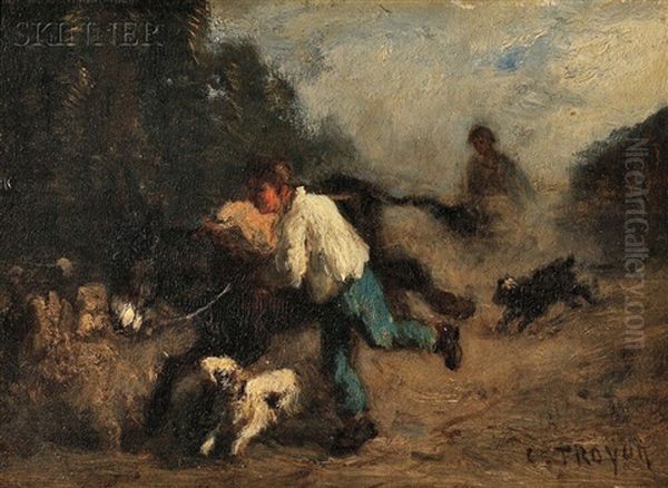 Boy With Donkey - view 1