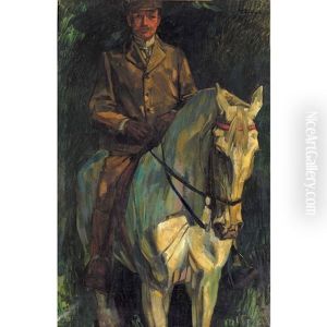 Horseman by Wilhelm Truebner