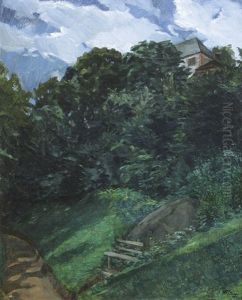 Schlosspark Lichtenberg (odenwald) Mit Bank Schlosspark Lichtenberg (odenwald) Mit Bank