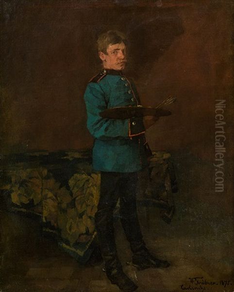 Self Portrait With Palette - view 1