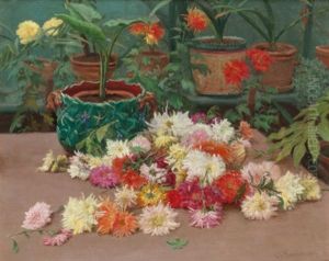 Cuttings In The Greenhouse, 1898 by Gaylord Sangston Truesdell