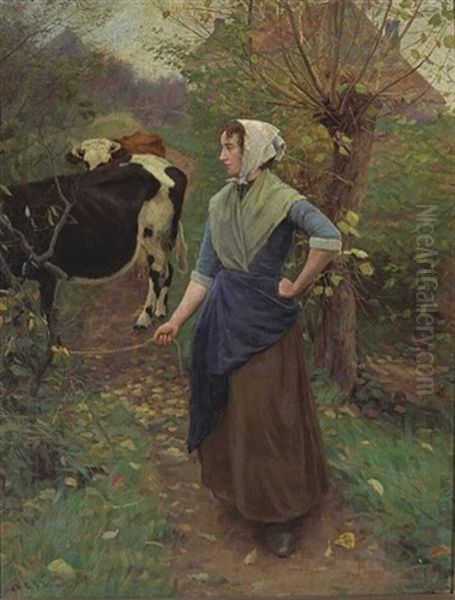 Leading The Cattle - view 1