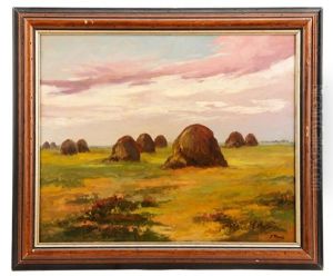Haystacks by Ivan Trusz