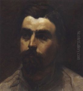 Portrait Of A Bearded Gentleman In A White Shirt