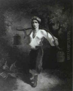 Wassertragerin by Konstantin Alexandrovich Trutovsky