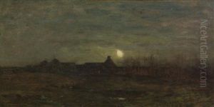 Moonlit Night by Dwight William Tryon
