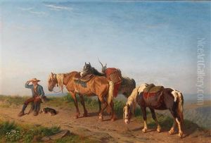 A Moment Of Peace by Charles Philogene Tschaggeny