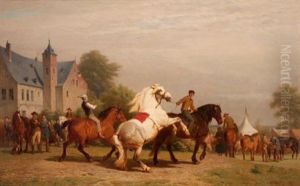 Horse Wrangler by Charles Philogene Tschaggeny
