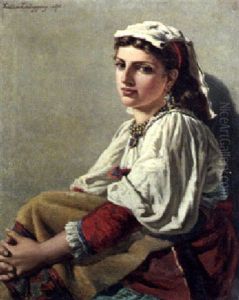 Portrait Of A Peasant Girl
