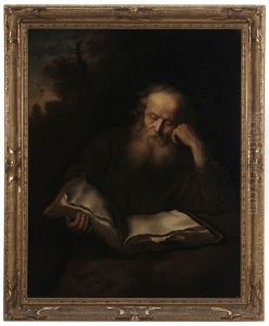 St. Jerome In The Wilderness by Edmund Tschaplowitz