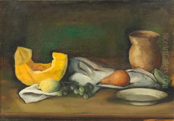 Still Life With Squash And Lemon - view 1