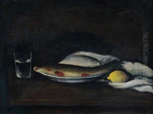 Fischplatte by Johann Wilhelm Von Tscharner