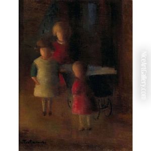 Spielende Kinder by Johann Wilhelm Von Tscharner