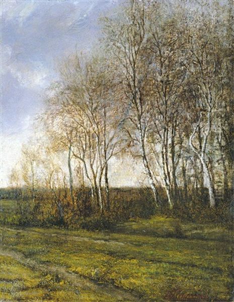 Landschap Met Berken - Paysage Aux Bouleaux - view 1
