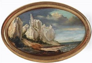View Of Mons Klint With Sommerspiret, Denmark by Eleonore Tscherning
