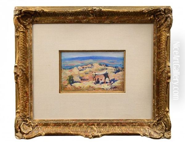 A Navajo Camp - view 1