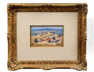 A Navajo Camp by Herbert Bolivar Tschudy