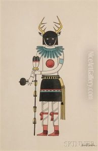 San Ildefonso Pueblo by Awa Tsireh