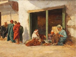 Le Marchand De Chaussures by Pericles Tsirigotis
