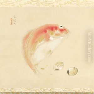 Bream And Clam by Bakusen Tsuchida