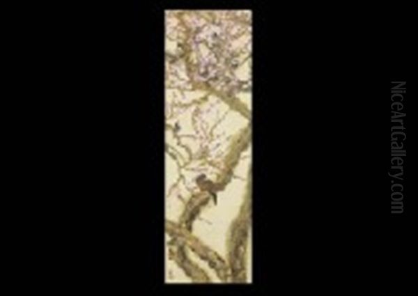 Peach Blossoms And The Birds - view 1
