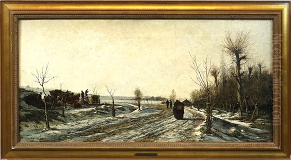 Feldarbeit Im Winter Bei Weimar - view 1