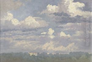 Sommerwolken Uber Dem Weimarer Land by Paul Wilhelm Tuebbecke