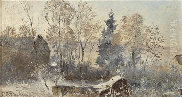 Winterliche Dorflandschaft - view 1