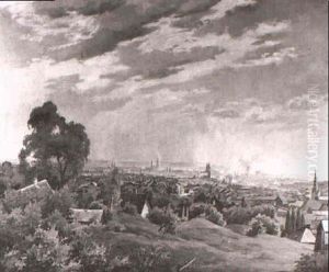 Blick Vom Wilhelminenberg Auf Wien by Karl Tucek