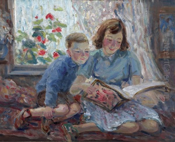 Children Reading - view 1