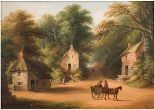 At Cockington Near Torquay by John Wallace Tucker