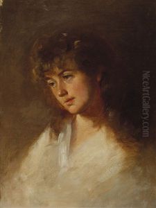 Portrait Of Louisa Ann Wilkinson by Tudor St. George Tucker