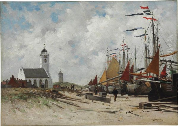Beach Boats, Holland - view 1