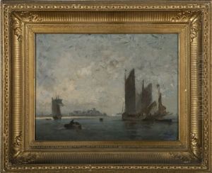 Sailboats In A Harbor