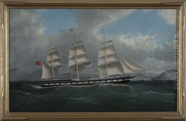 The British Clipper Ship Sobaron Off Dover - view 1