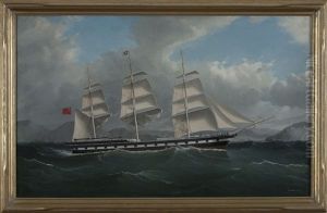 The British Clipper Ship Sobaron Off Dover