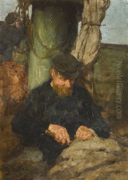 Mending The Sails - view 1