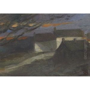 Houses On The Hill by Sydney Strickland Tully