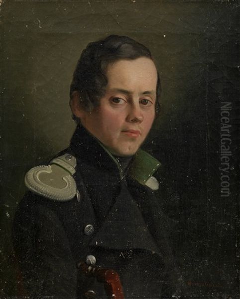 Portrait Of A Young Officer - view 1